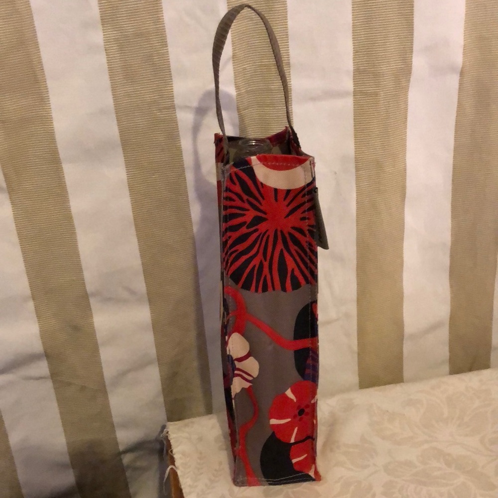 Reusable canvas wine bottle bag